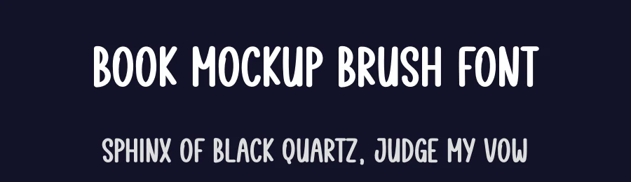 Book Mockup Brush Font by creativeletter — Display Font — thumbnail 2