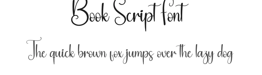 Book Script Font by creativeletter — Script Handwritten Font