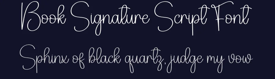 Book Signature Script Font by creativeletter — Script Handwritten Font — thumbnail 2