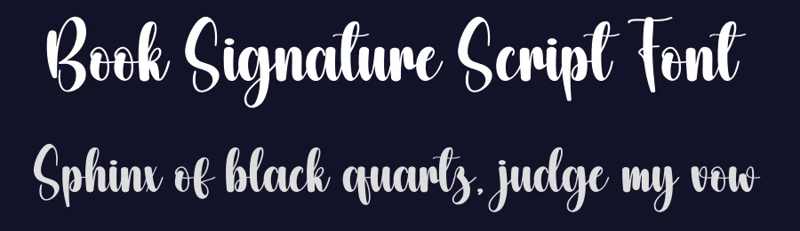 Book Signature Script Font by creativeletter — Script Handwritten Font — thumbnail 2