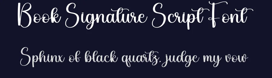 Book Signature Script Font by creativeletter — Script Handwritten Font — thumbnail 2