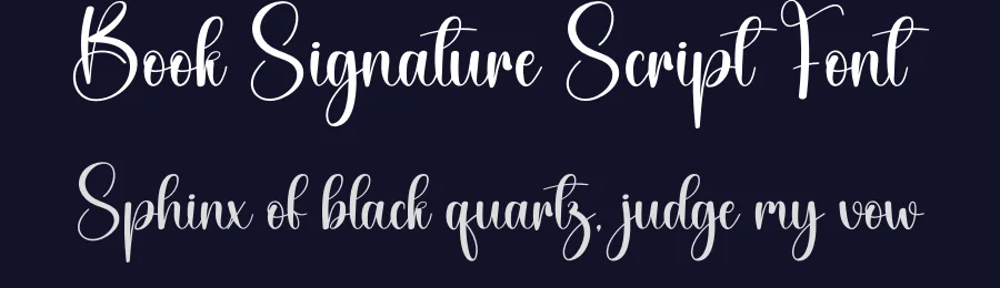 Book Signature Script Font by creativeletter — Script Handwritten Font — thumbnail 2
