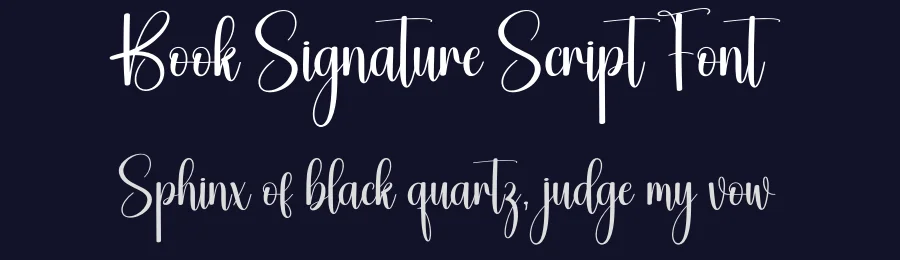 Book Signature Script Font by creativeletter — Script Handwritten Font — thumbnail 2