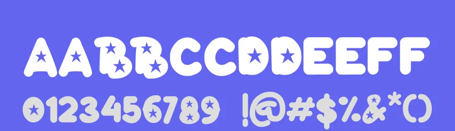 Book Stars Font by futuristypestudio — Display Font — thumbnail 3
