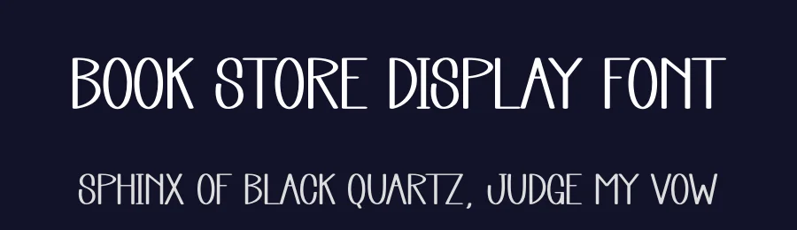 Book Store Display Font by andikastudio — Display Font — thumbnail 2