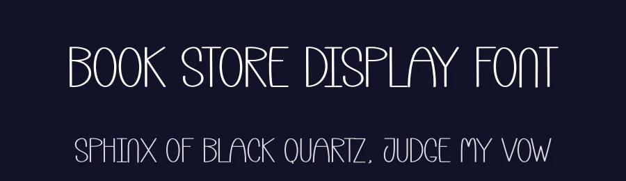 Book Store Display Font by andikastudio — Display Font — thumbnail 2
