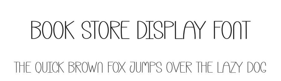 Book Store Display Font by andikastudio — Display Font