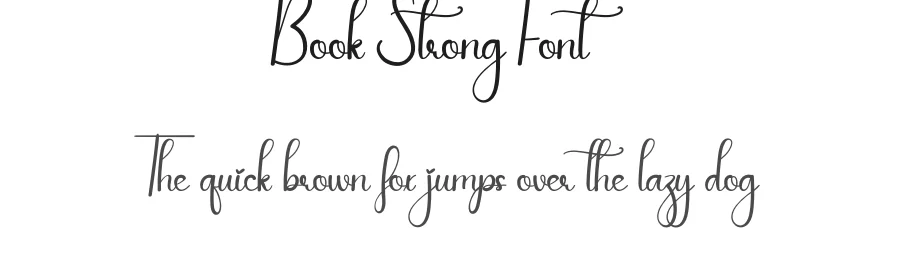 Book Strong Font by andikastudio — Script Handwritten Font