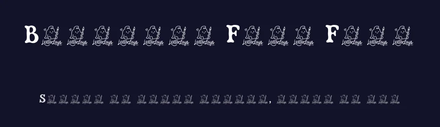 Booklore Free Font by Letterlays — Display Font — thumbnail 2