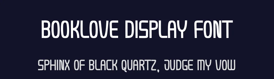 Booklove Display Font by andikastudio — Display Font — thumbnail 2