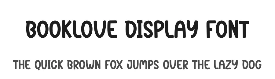 Booklove Display Font by creativeletter — Display Font