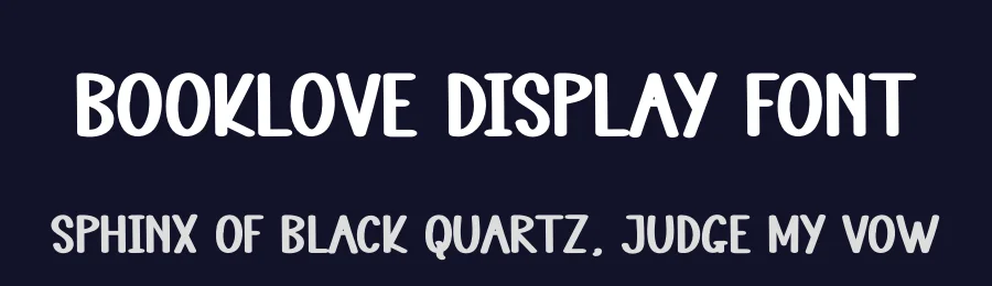 Booklove Display Font by andikastudio — Display Font — thumbnail 2