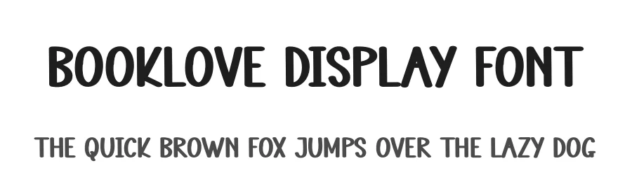 Booklove Display Font by andikastudio — Display Font