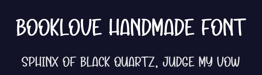 Booklove Handmade Font by andikastudio — Display Font — thumbnail 2