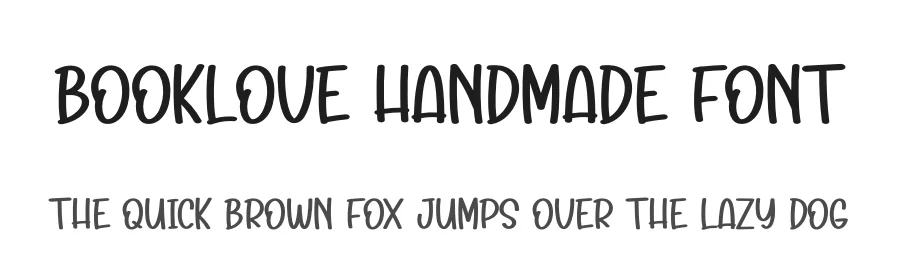Booklove Handmade Font by andikastudio — Display Font