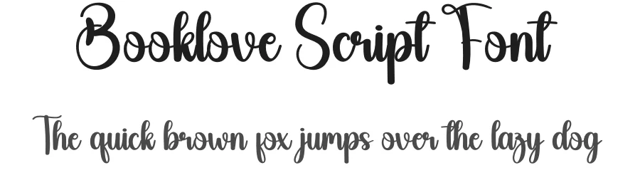 Booklove Script Font by andikastudio — Script Handwritten Font