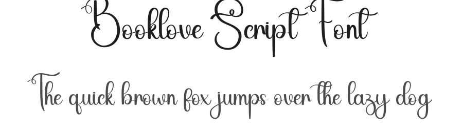 Booklove Script Font by andikastudio — Script Handwritten Font