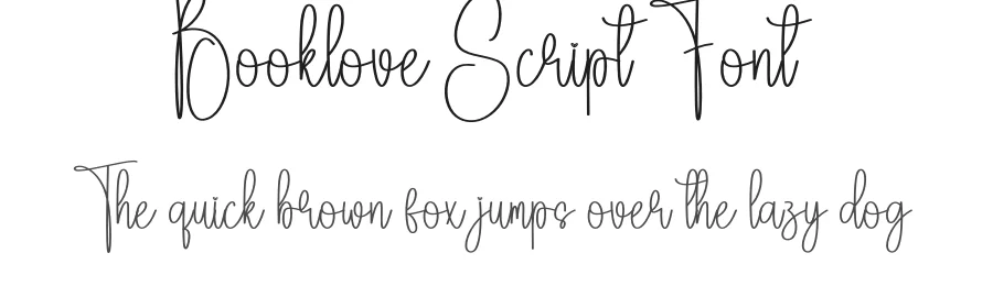 Booklove Script Font by creativeletter — Script Handwritten Font
