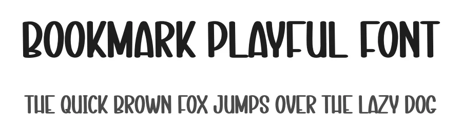 Bookmark Playful Font by andikastudio — Display Font