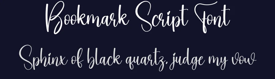 Bookmark Script Font by creativeletter — Script Handwritten Font — thumbnail 2