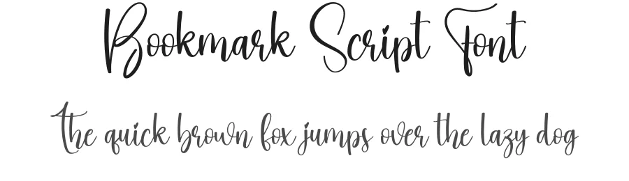 Bookmark Script Font by creativeletter — Script Handwritten Font