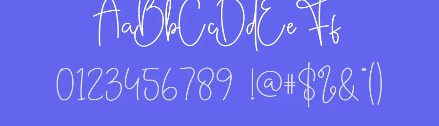 Bookmark Script Typeface by creativeletter — Script Handwritten Font — thumbnail 3