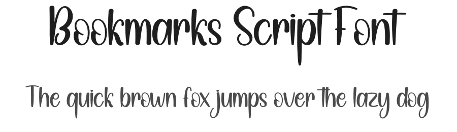 Bookmarks Script Font by andikastudio — Script Handwritten Font