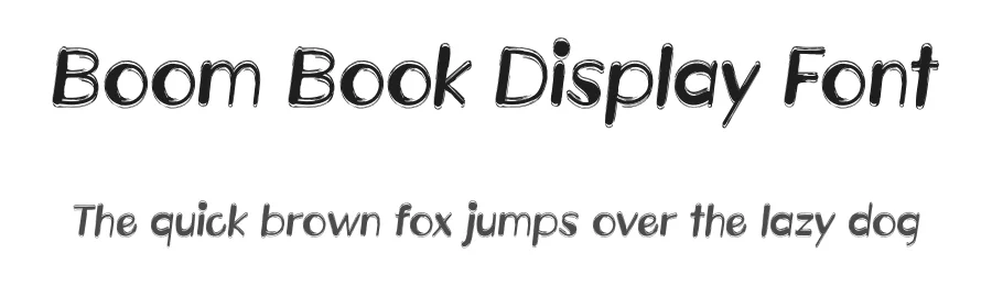 Boom Book Display Font by andikastudio — Script Handwritten Font