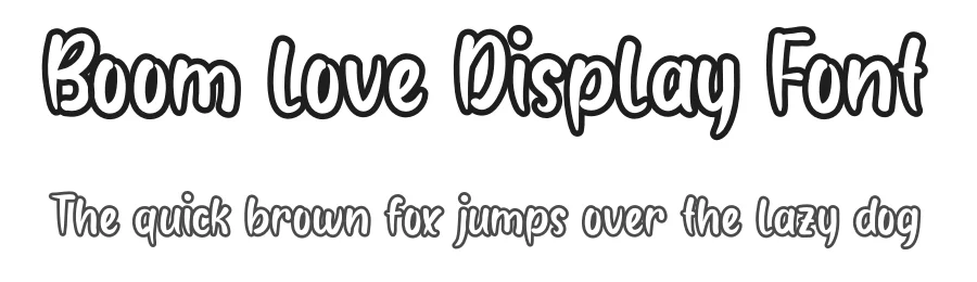 Boom love Display Font by andikastudio — Display Font