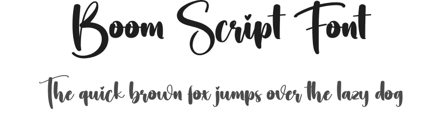 Boom Script Font by creativeletter — Script Handwritten Font