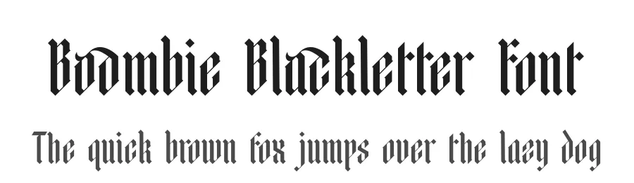 Boombie Blackletter Font by timelesstype.co — Blackletter Font