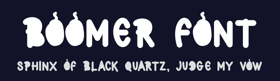 Boomer Font by futuristypestudio — Display Font — thumbnail 2