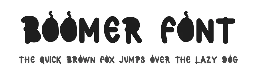Boomer Font by futuristypestudio — Display Font