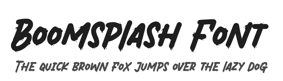 Boomsplash Font by Allouse.Studio — Display Font