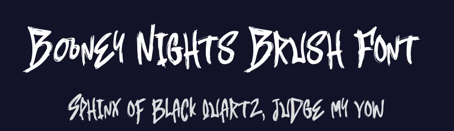 Booney Nights Brush Font by Dhabee — Script Handwritten Font — thumbnail 2