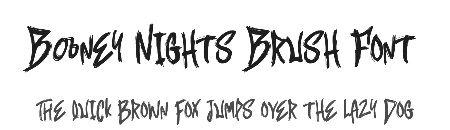 Booney Nights Brush Font by Dhabee — Script Handwritten Font