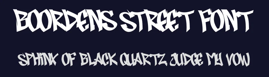 Boordens Street Font by figuree — Display Font — thumbnail 2