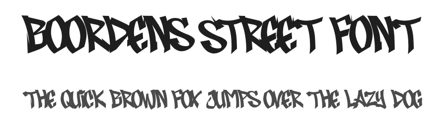 Boordens Street Font by figuree — Display Font