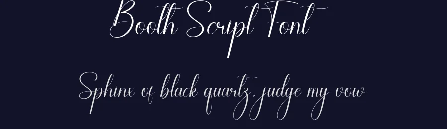 Booth Script Font by creativeletter — Script Handwritten Font — thumbnail 2