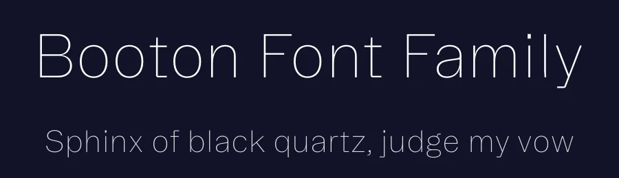 Booton Font Family by Displaay — Sans Serif Font — thumbnail 2