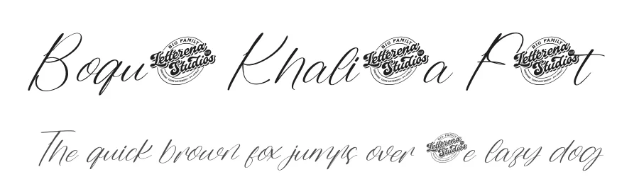 Boquet Khalista Font by letterenastudios — Script Handwritten Font