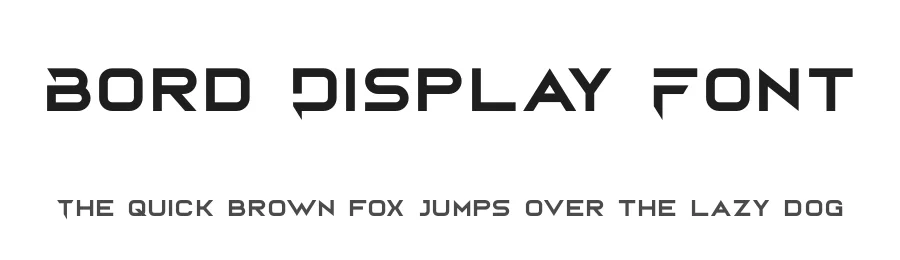 Bord Display Font by ari — Decorative Font