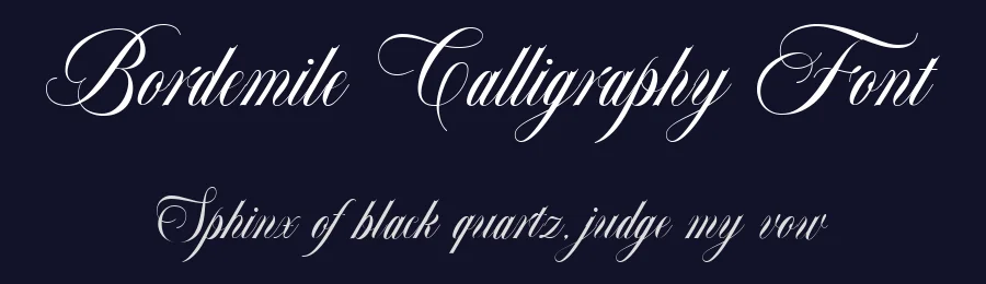 Bordemile Calligraphy Font by Letterhend — Script Handwritten Font — thumbnail 2