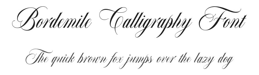 Bordemile Calligraphy Font by Letterhend — Script Handwritten Font