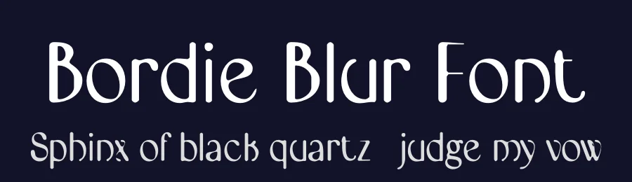 Bordie Blur Font by craftsupplyco — Display Font — thumbnail 2