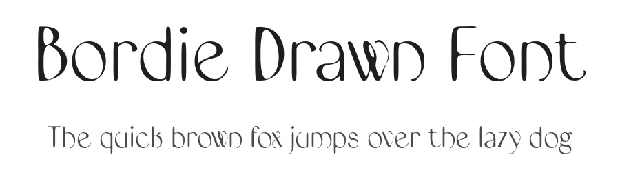 Bordie Drawn Font by craftsupplyco — Sans Serif Font