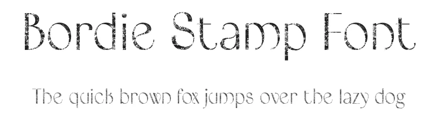 Bordie Stamp Font by craftsupplyco — Sans Serif Font