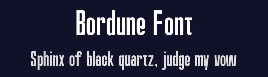 Bordune Font by Mofr 24 — Display Font — thumbnail 2