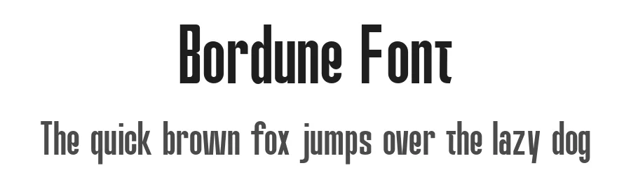 Bordune Font by Mofr 24 โ Display Font