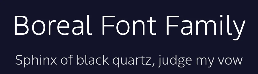 Boreal Font Family by Production Type — Sans Serif Font — thumbnail 2